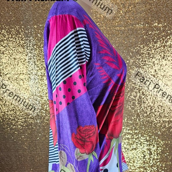 Asim Jofa 3PC Printed Premium Lawn Shalwar Kameez Suit Pakistani/Indian Large 43 - Picture 6 of 12